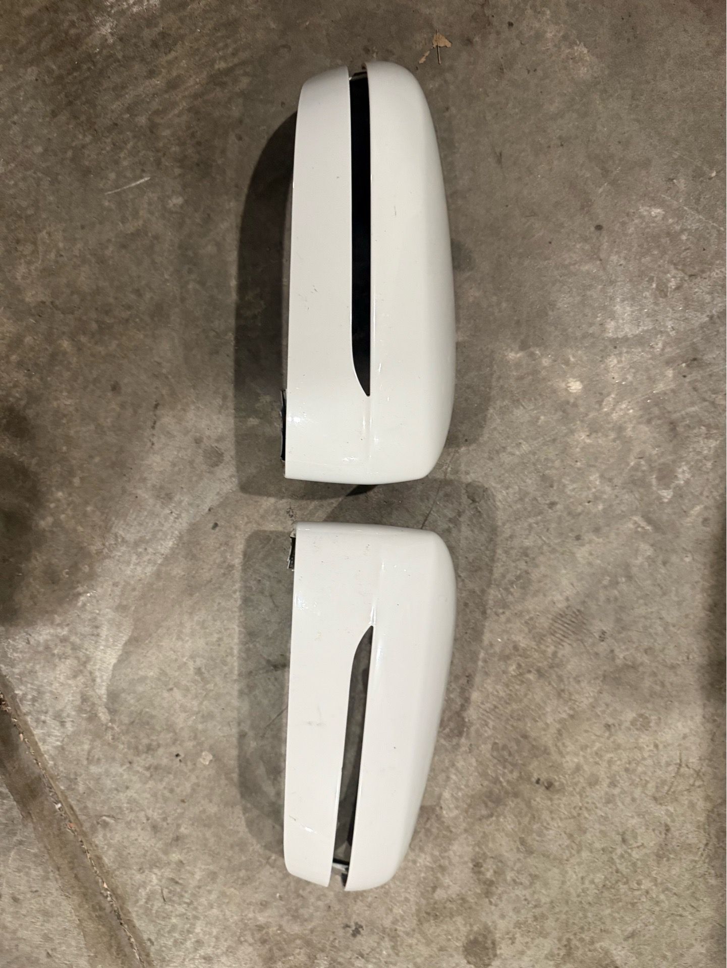 Glass white side mirrors OEM covers 2020-2024 BMW 4 series