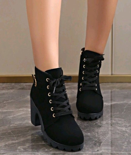 New Women's Heeled Ankle Boots