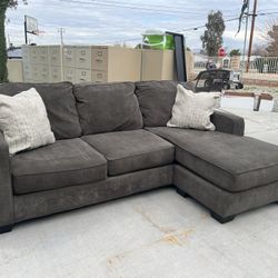 2PC Brown Sectional W/ Reversible Chase! 