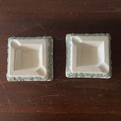 Vintage Wedgwood Queens Ware Barlaston of Etruria Ashtrays (set of 2)
