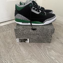 Air Jordan 3 Pine Green