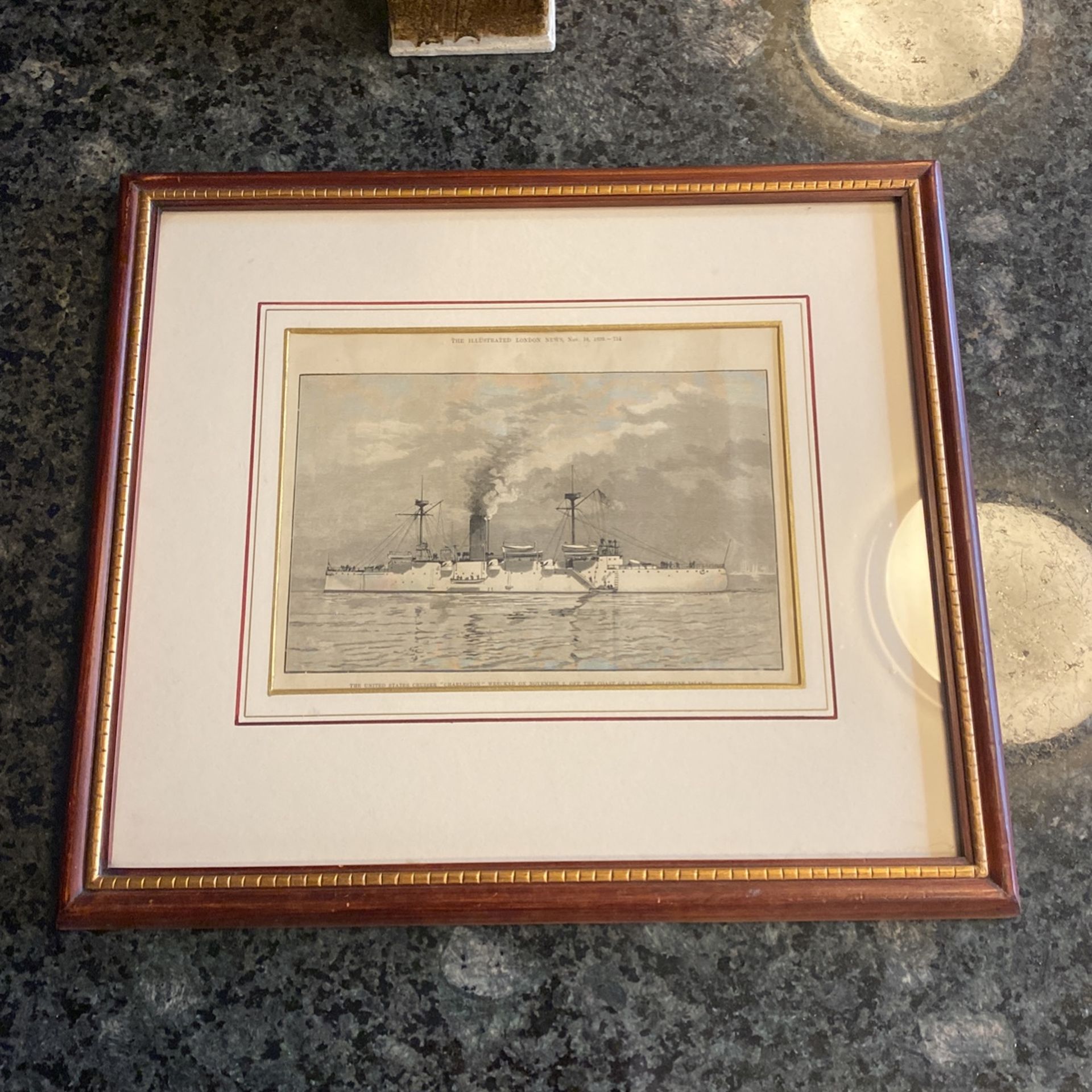 London Authentic Antique Print