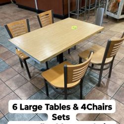 Restaurant Equipment 20 Tables And 50+ Chairs 