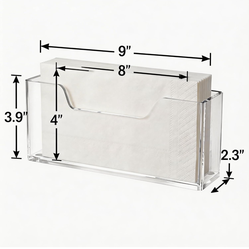 Clear Napkin Holder (New In Box)