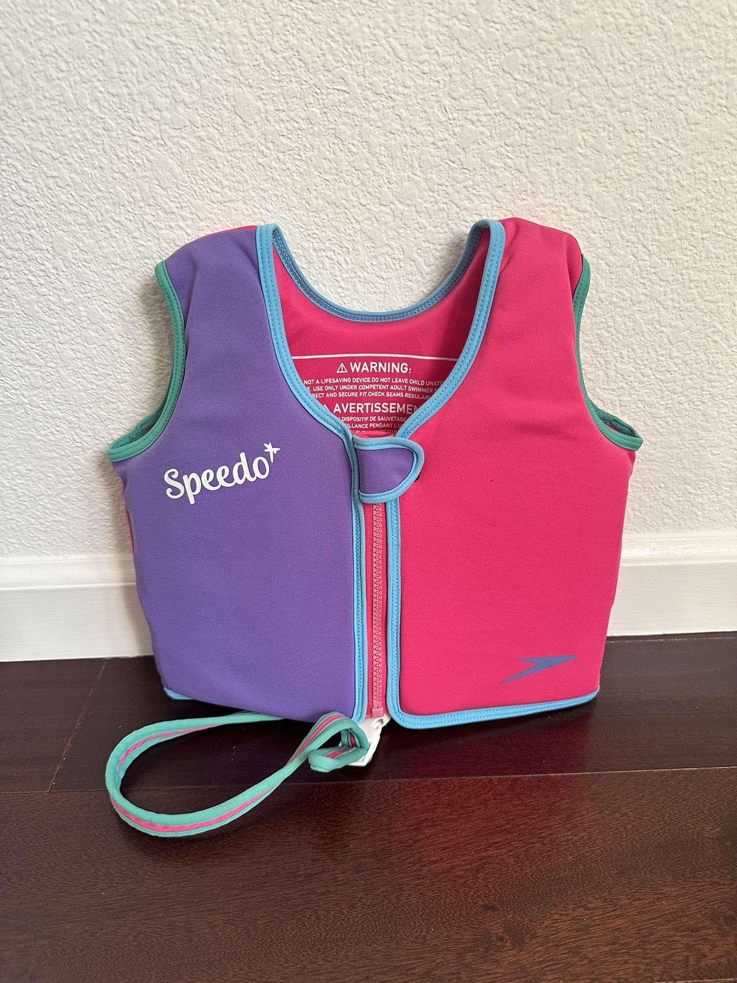 Speedo Child Swim Flotation Classic Life Vest Begin to Swim UPF 50, size medium