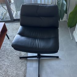 Chair Leather Black