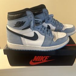 Nike air jordan 1 retro high og university blue Size 11