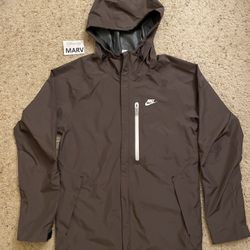 New Nike Sportswear Storm-FIT Legacy Men's Hooded Shell Jacket Sz XS Brown