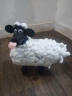 Mary had a little lamb folk art