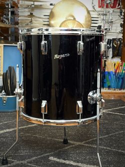 Rogers 16x16 Holiday Floor Tom - Black 1960s