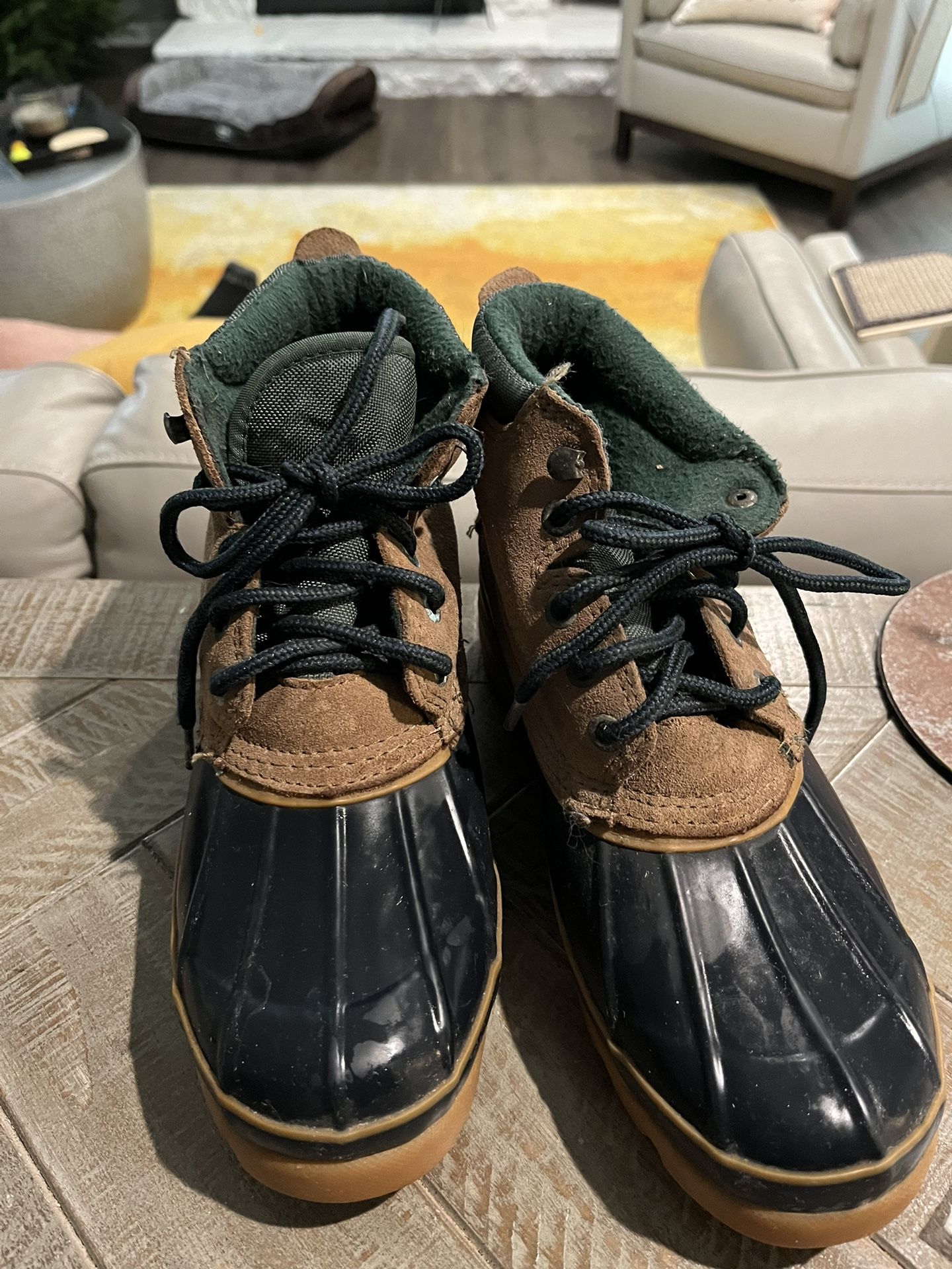 London fog women’s saddleback duck boots