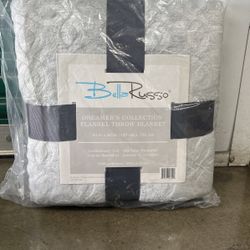 Dreamers Collection Flannel Throw Blanket