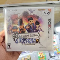 Professor Layton Vs Phoenix Wright Ace Attorney $250 Sealed