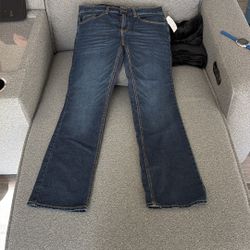 Brand New David Button Slim Boot King Jeans 32x30