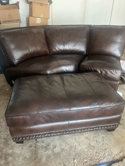 Loved seat with ottoman