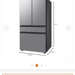 Samsung Bespoke 29 cu. ft. Standard Depth 4-Door French Door 