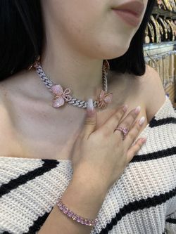 Butterfly Chain Butterflies Necklace Jewelry