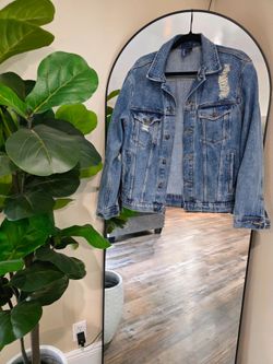 H&M Distressed Denim Jacket