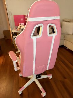 Pink gaming chair