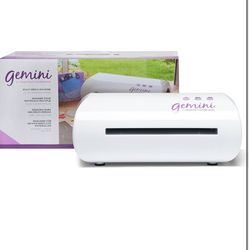 NEW IN BOX Gemini Electric Die Cutting & Embossing Machine, Includes Die Set, Magnetic Shim, And Clear Cutting Plate