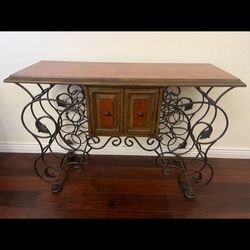 Coffee Table and Wine Rack Table Cabinet