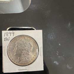 1899 BU Morgan Silver Dollar TONED GEM