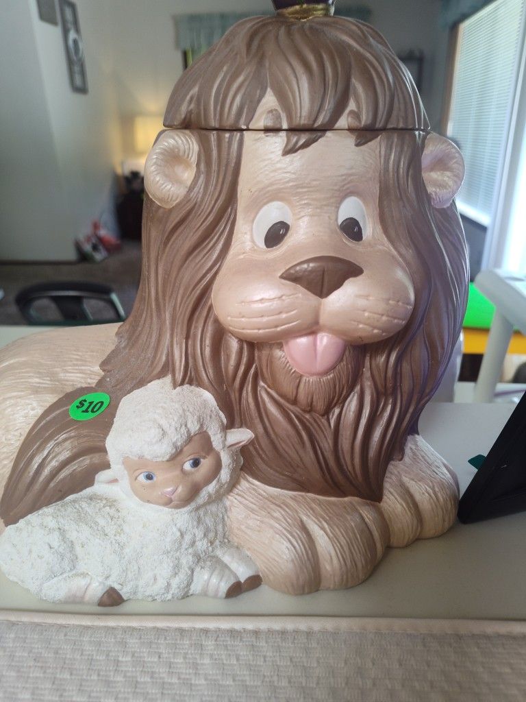 Hand Painted Cookie Jar