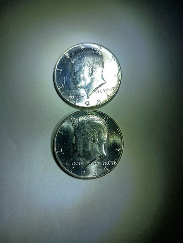 2-1964 & 2-1969 Kennedy Half Dollars