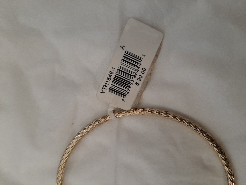 New Gold Plated Silver Bracelet