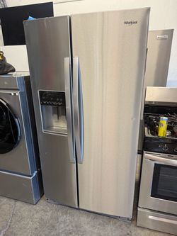 Whirlpool side by side refrigerator