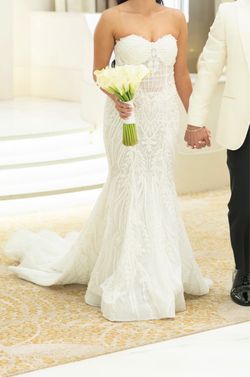 Embellished handmade Wedding Dress