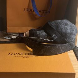 Louis Vuitton Hat And Scarf Set And Belt 