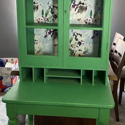 Vintage shabby modern desk with hutch-price firm