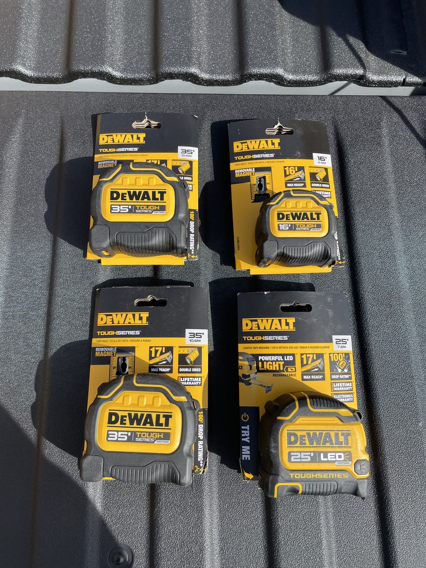 Dewalt tape measures