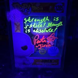 Jiren Glow Funko Pop DBZ #1285 Signed + Cert