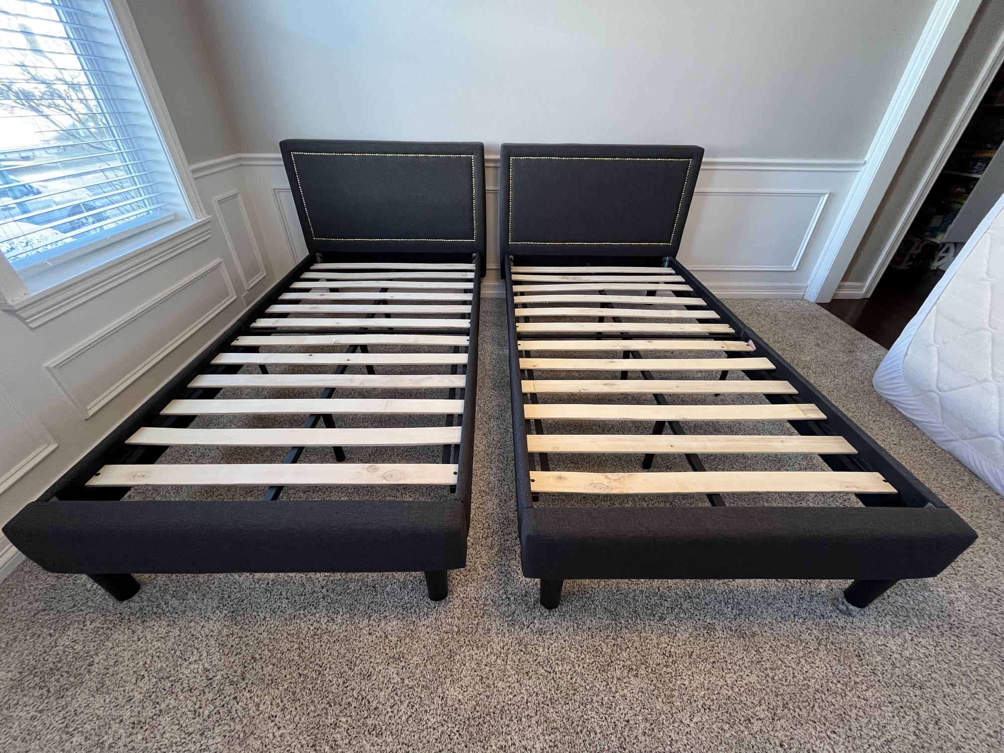 Two Matching Twin Beds