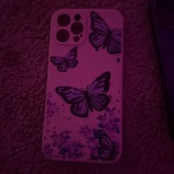 Iphone 12 pro max butterfly phone case 