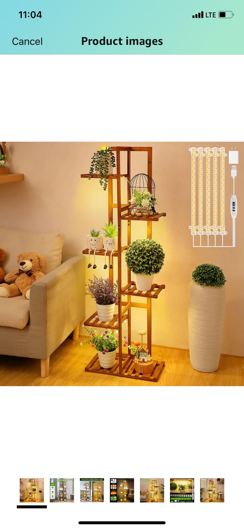 Bamboo Plant Stand Corner Balcony Outdoor Or Indoor Natural Wood New$30