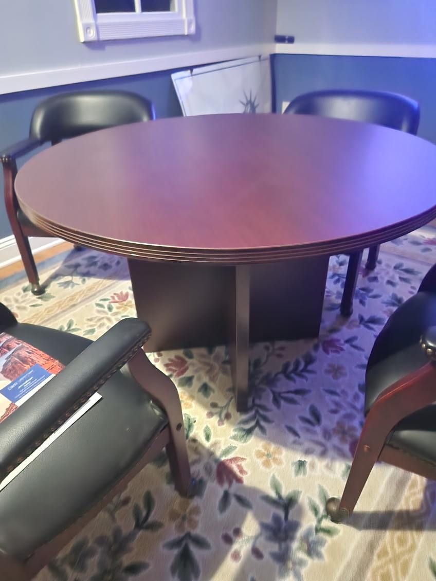 LIKE NEW Round Office Conference Table 