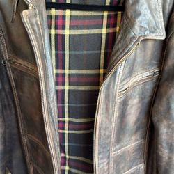 PATRICK JAMES - LUXURY LEATHER JACKET - XL
