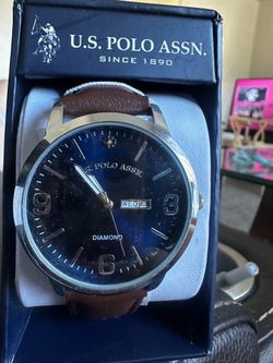 Polo Men’s Brown Leather Watch