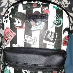 Beetlejuice Backpack Purse, NEW without Tags