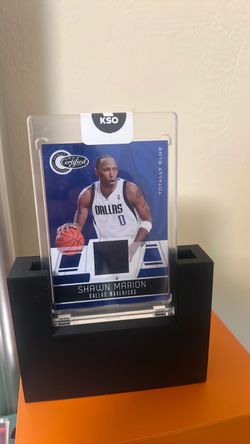 Shawn Marion 2010-11 Totally Certified Totally Blue Relic Card 33/99