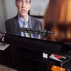 55 inch tv and sound bar w/ sub woofer