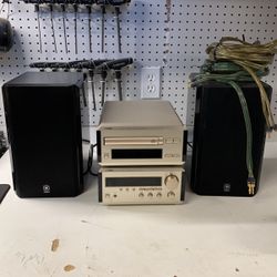 Yamaha CDX-E100 & RX-E100 Cd Player And Receiver