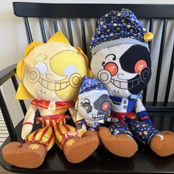 Sun Drop, Moon Drop and Eclipse Plushies