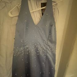 Formal Prom Dress Size XS or S Size 2 With Pearls