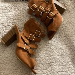 Spring Brown Heels