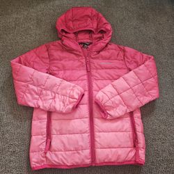 Girls Pink Puffer Jacket