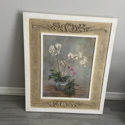 Large Floral Artwork for Walls